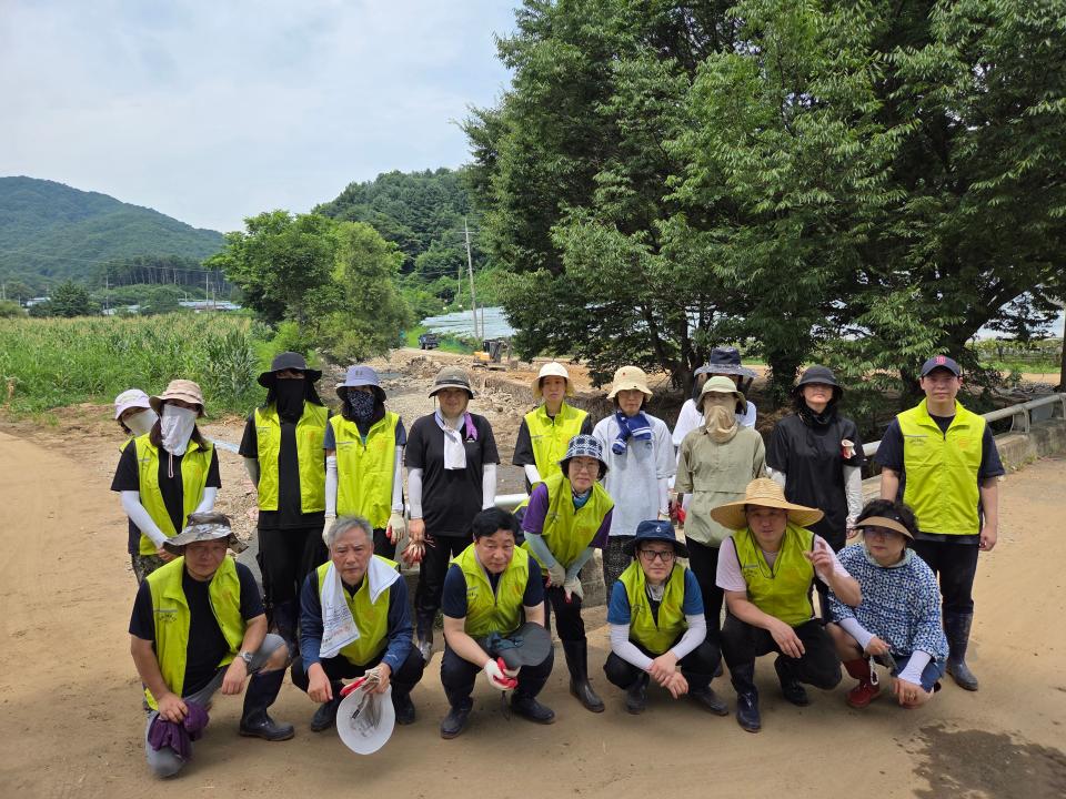 가평군 수해 복구 활동 지원