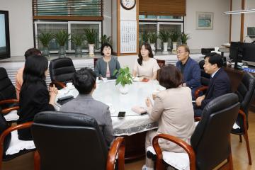 군포시의회 제9대 후반기 의장단 및 상임위원장 지역 내 기관방문 - 군포의왕교육청